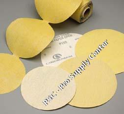 Carborundum Gold 6 Inch PSA Discs Roll Grits 60   800