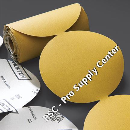 Norton Gold PSA 100 Disc Roll 6 Inch Discs Grits 60   400