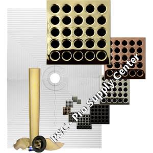 Pro Advanced waterproofing 48 x 72 Custom Tiled Shower Kit 