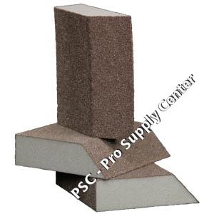 Sia Foam Abrasive Single Angle 4 Sided Block 1 Inch Thick