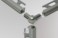 Double Leg Outside Corner for Schluter RONDEC Anodized Aluminum