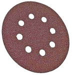 Bosch 5 Inch 8 Hole Hook and Loop Discs Assorted Grits 6 Pack