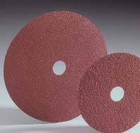 Merit Aluminum Oxide Resin Fiber Discs 7 Inch by Carborundum Abrasives