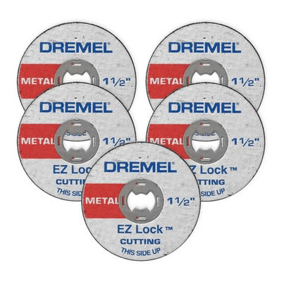 EZ456 EZ Lock Cut-Off Wheels 1 1 2 Inch by Dremel