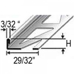 Dural Durosol Square Edge Profile Stainless Steel Grade 304 V2A Matte