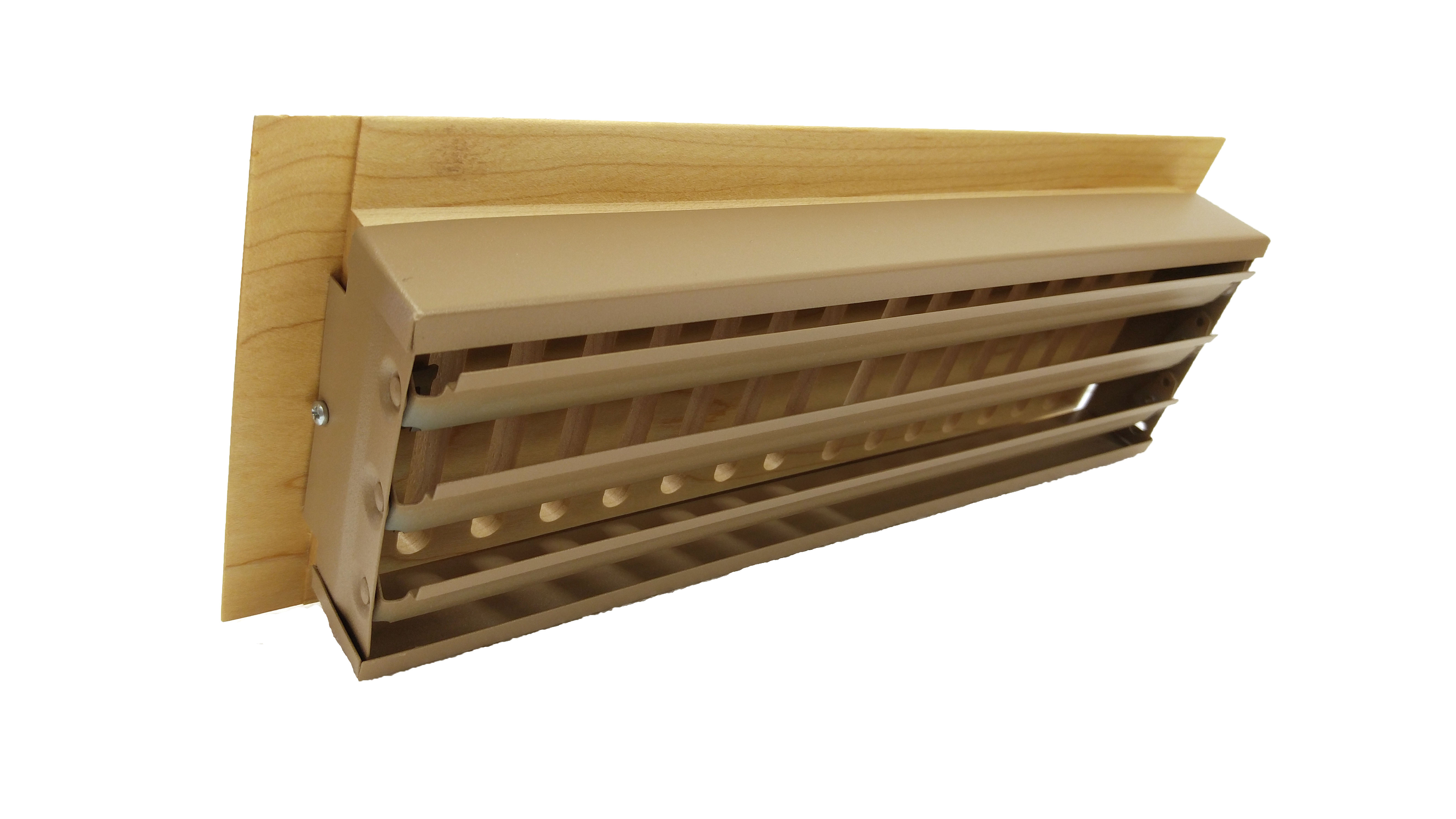 Box Damper Only 2 1 2 Inch Wide Standard Sizes by Grill Works