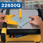 QEP 22700Q  7 in Tile Wet Saw 3 4 HP 120 VAC