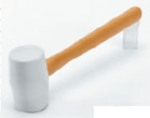 QEP 61613 White Rubber Mallet