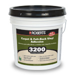 3200 Preferred Carpet and Felt Back Vinyl Adhesive 4 Gallons by Roberts