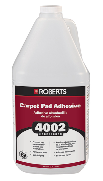 4002 Carpet Pad Adhesive Solvent Free 1 Gallon by Roberts