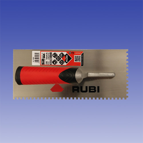 Trowel 3 16 x 3 16 inch for installing WP Waterproof Membrane by Rubi