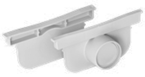Trench Linear Drains Pegasus Plus One S - End Cap 2 Pack by PSC
