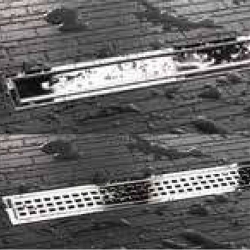 Schluter Kerdi-Line Chrome Grate Only for Linear Drains 20 to 48 Inch