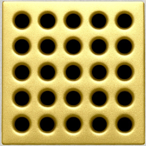Waterproofing shower kit Drain Grate Cover color Satin Gold E4402